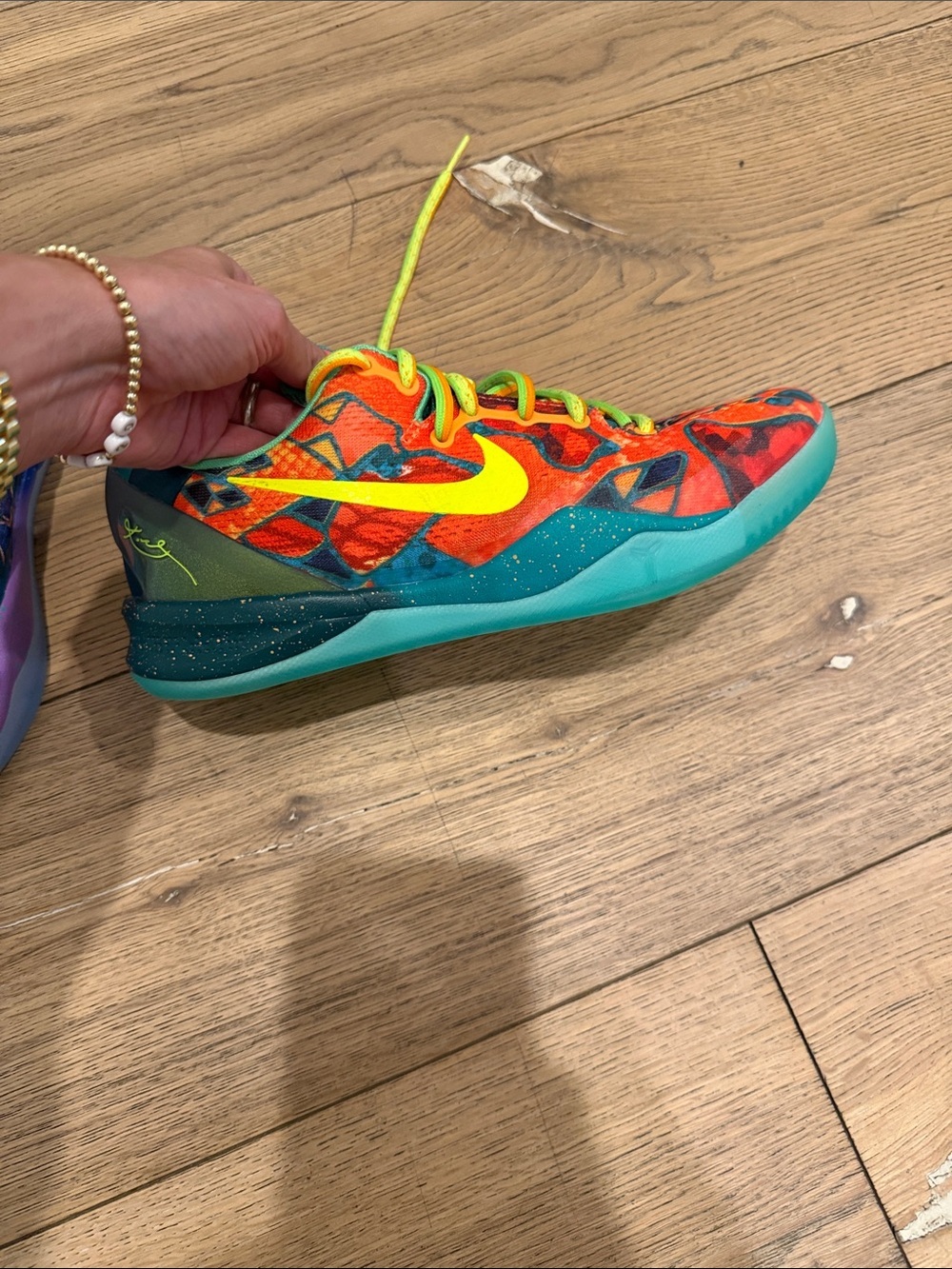 Kobe What The 2025 Basketball Sneakers - Worn in 1 game - Picture 5 of 6
